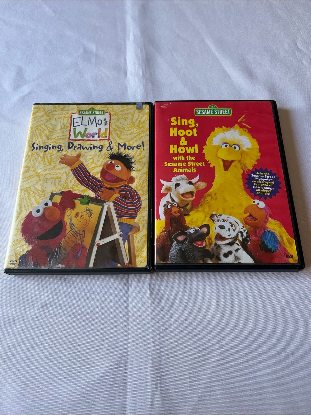 Retro Sesame Street DVD Lot of 2 – Elmo's World & Sing, Hoot & Howl